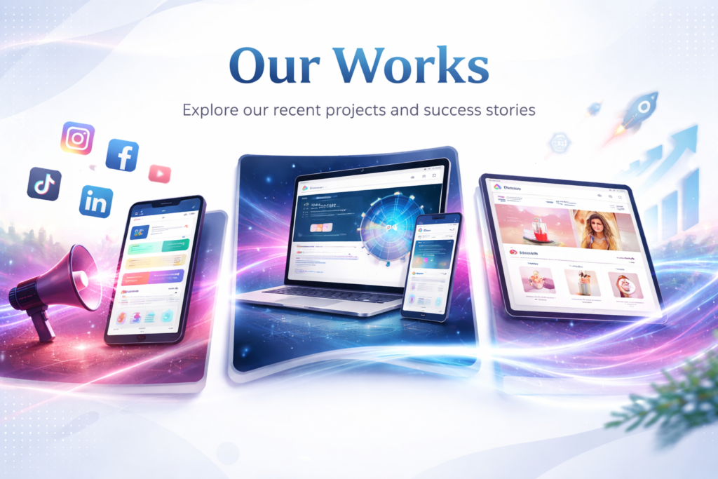 our works showcasing creative achievements